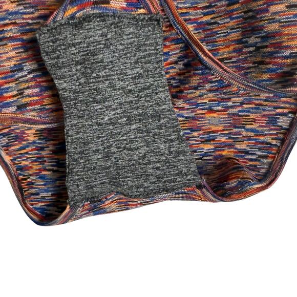 Sandro Multicolor Printed Knit Square Neck Sleeveless Festival Bodysuit Size XS - Picture 4 of 6